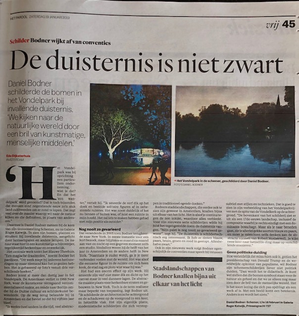 DANIEL BODNER in Het Parool