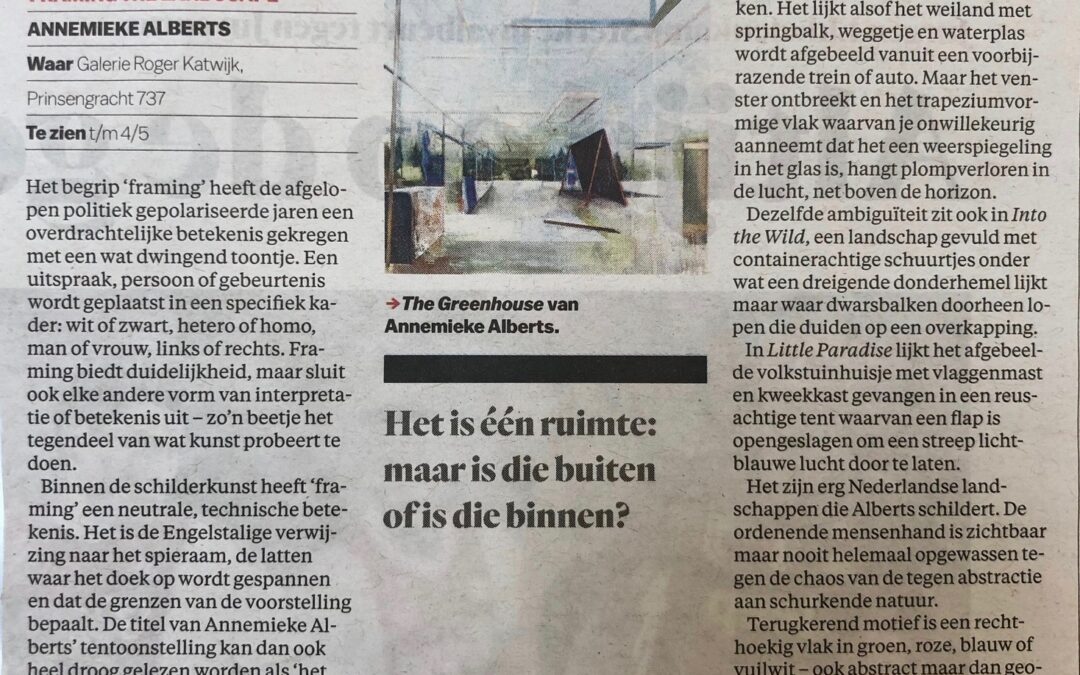 Annemieke Alberts in Het Parool